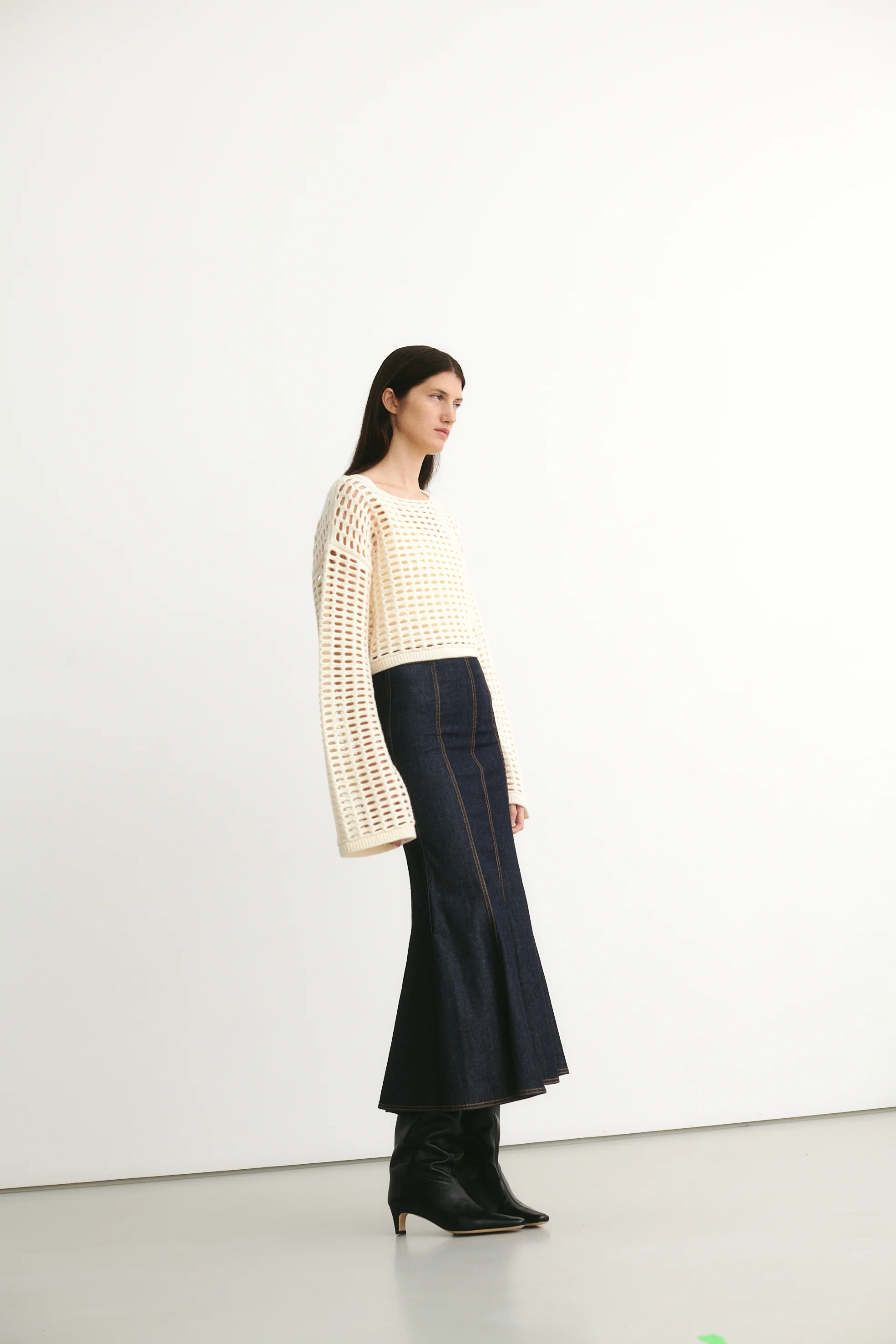 Anne Midi Skirt Denim - Image 4