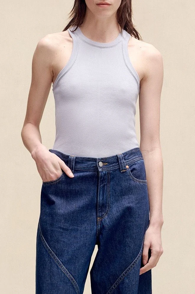 Bella Tank Top Blue Grey - Image 2