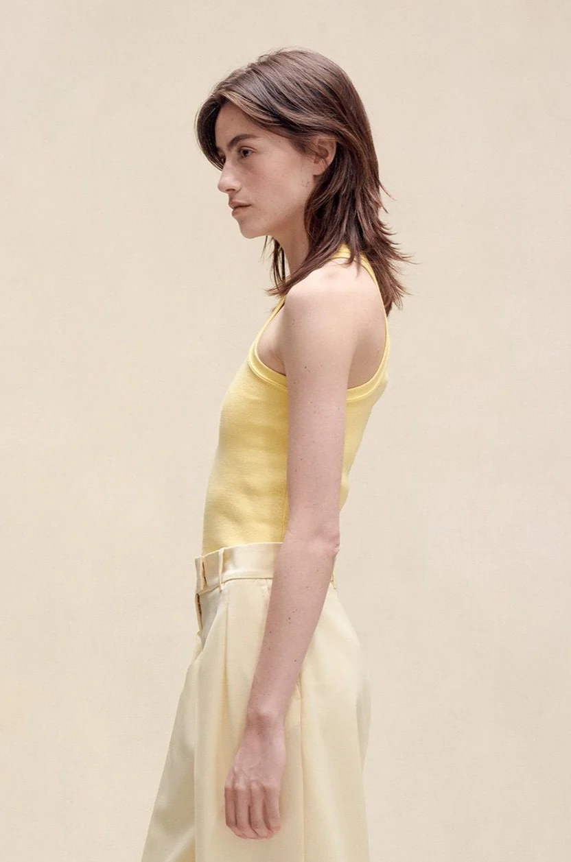 Bella Tank Top Yellow - Image 2