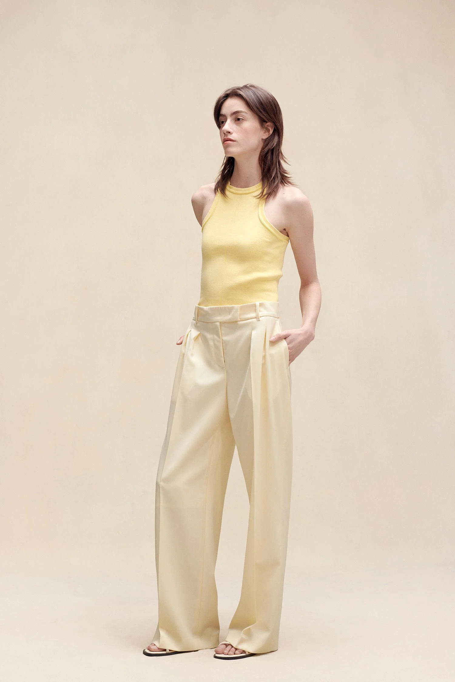 Bella Tank Top Yellow - Image 3
