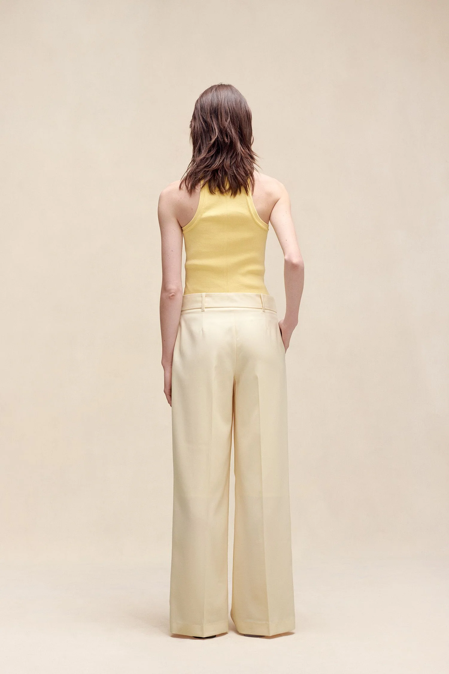 Bella Tank Top Yellow - Image 4