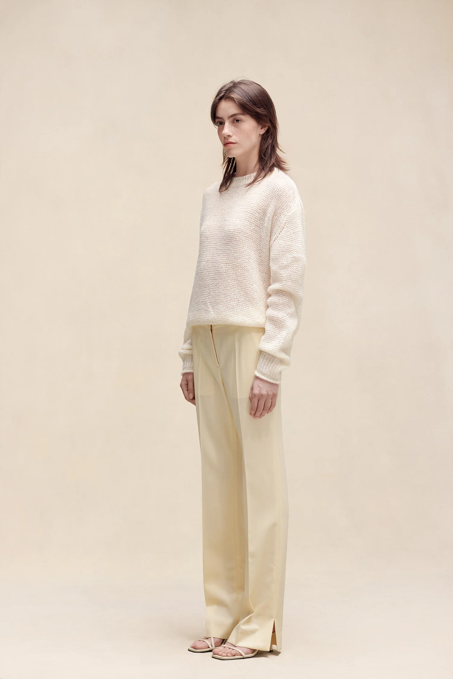 Daniel Trousers Butter Cream - Image 4