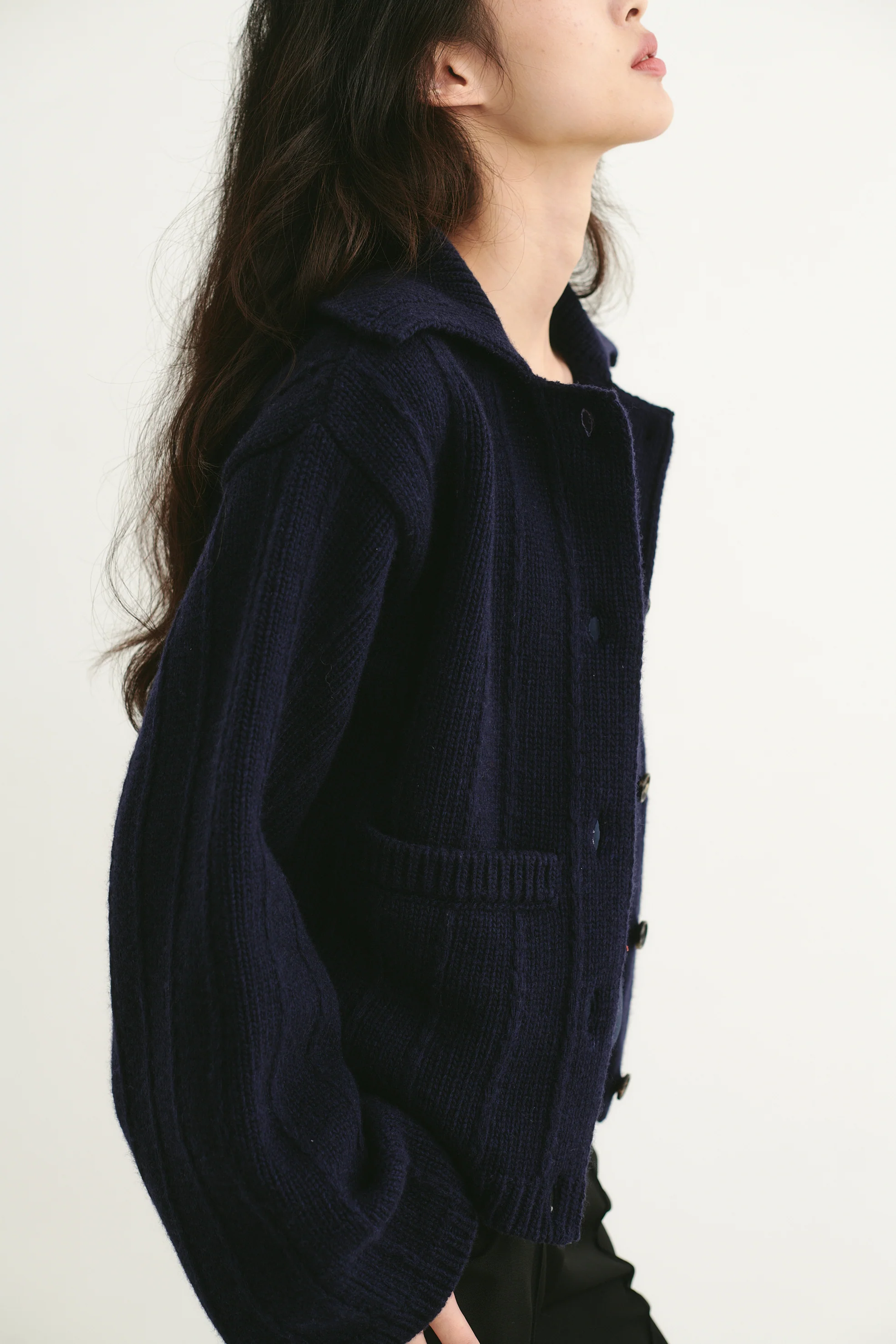 Daphne Cardigan Navy - Image 2