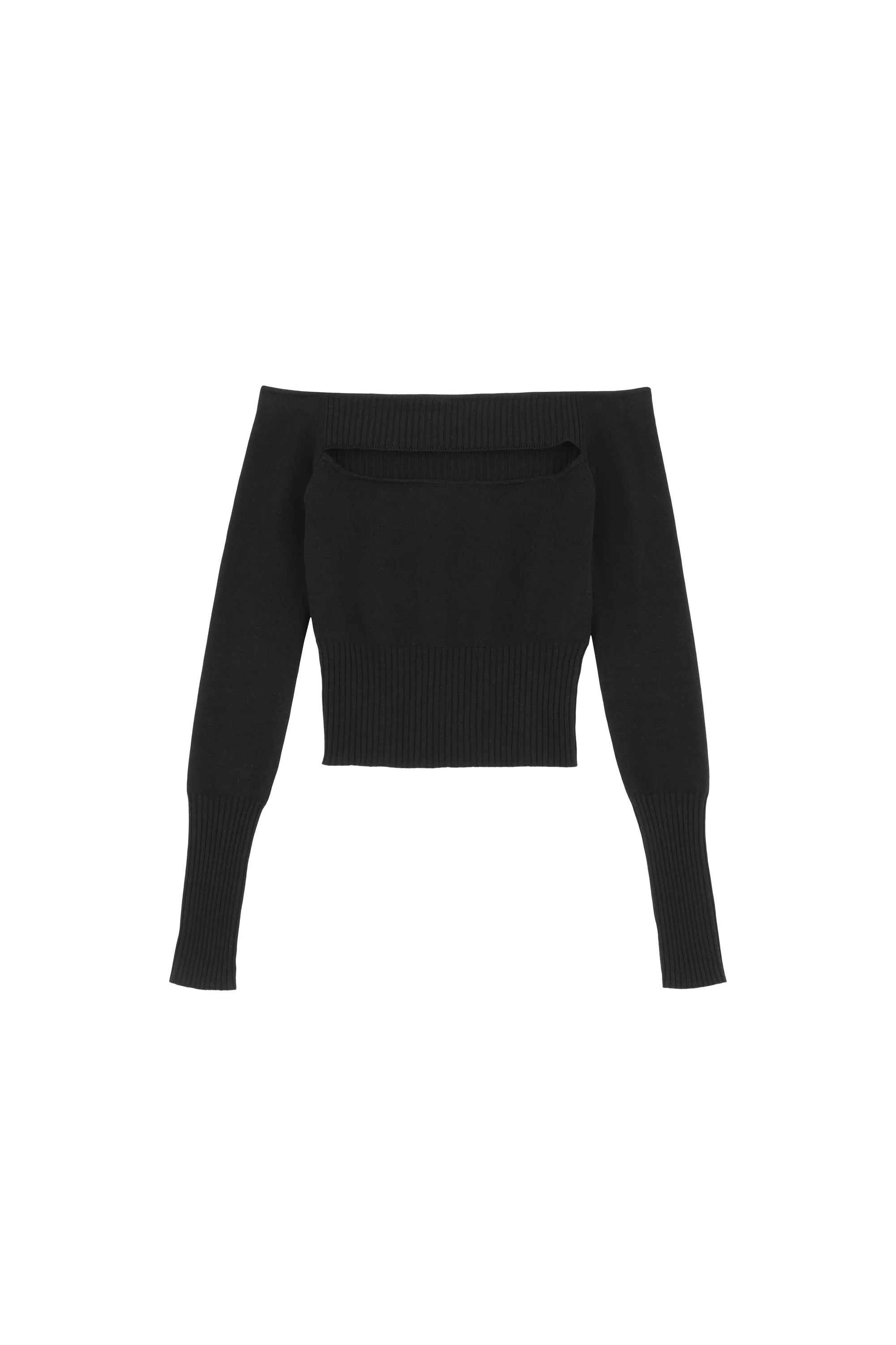 Day-To-Night Knit Top Black