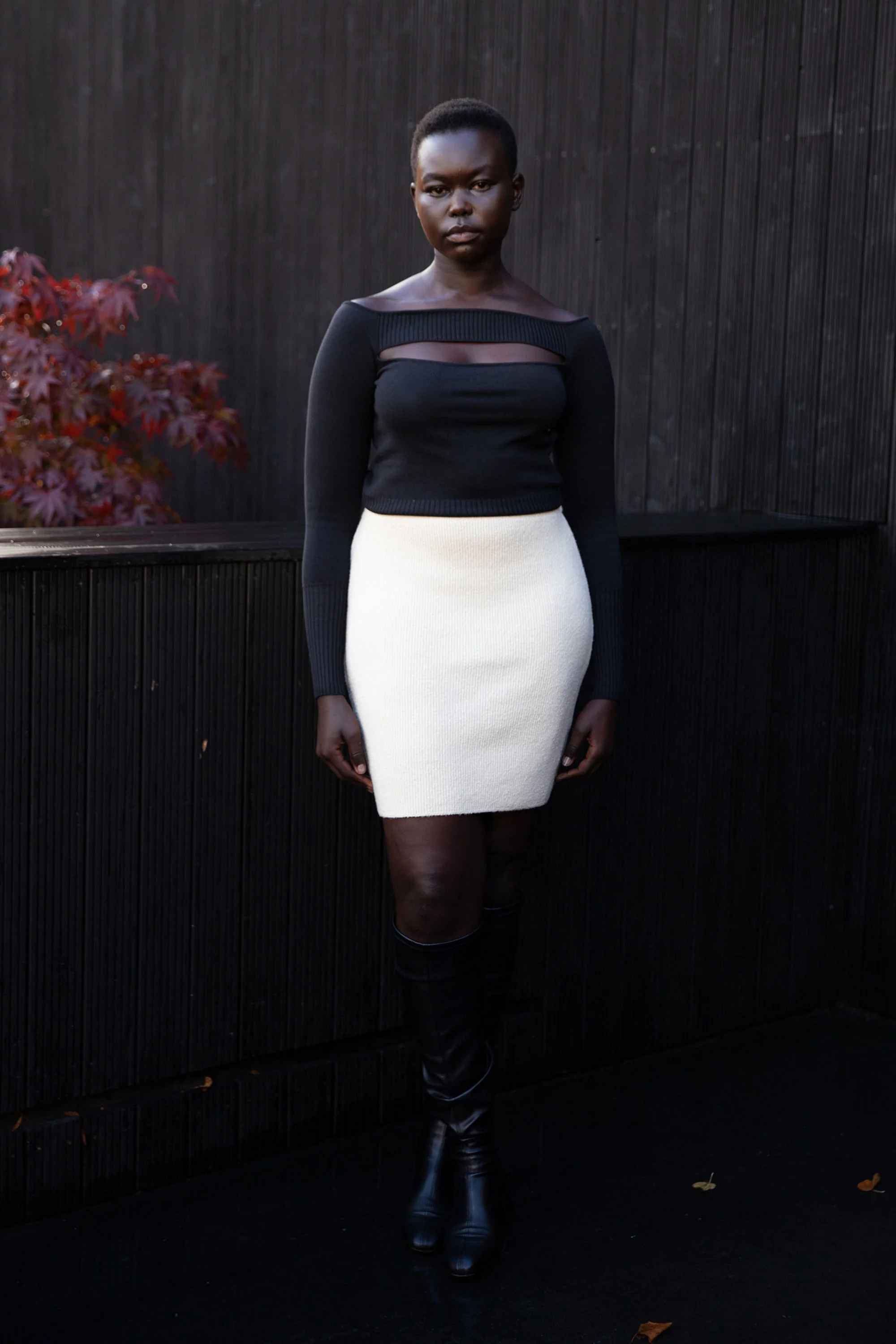 Day-To-Night Knit Top Black - Image 2