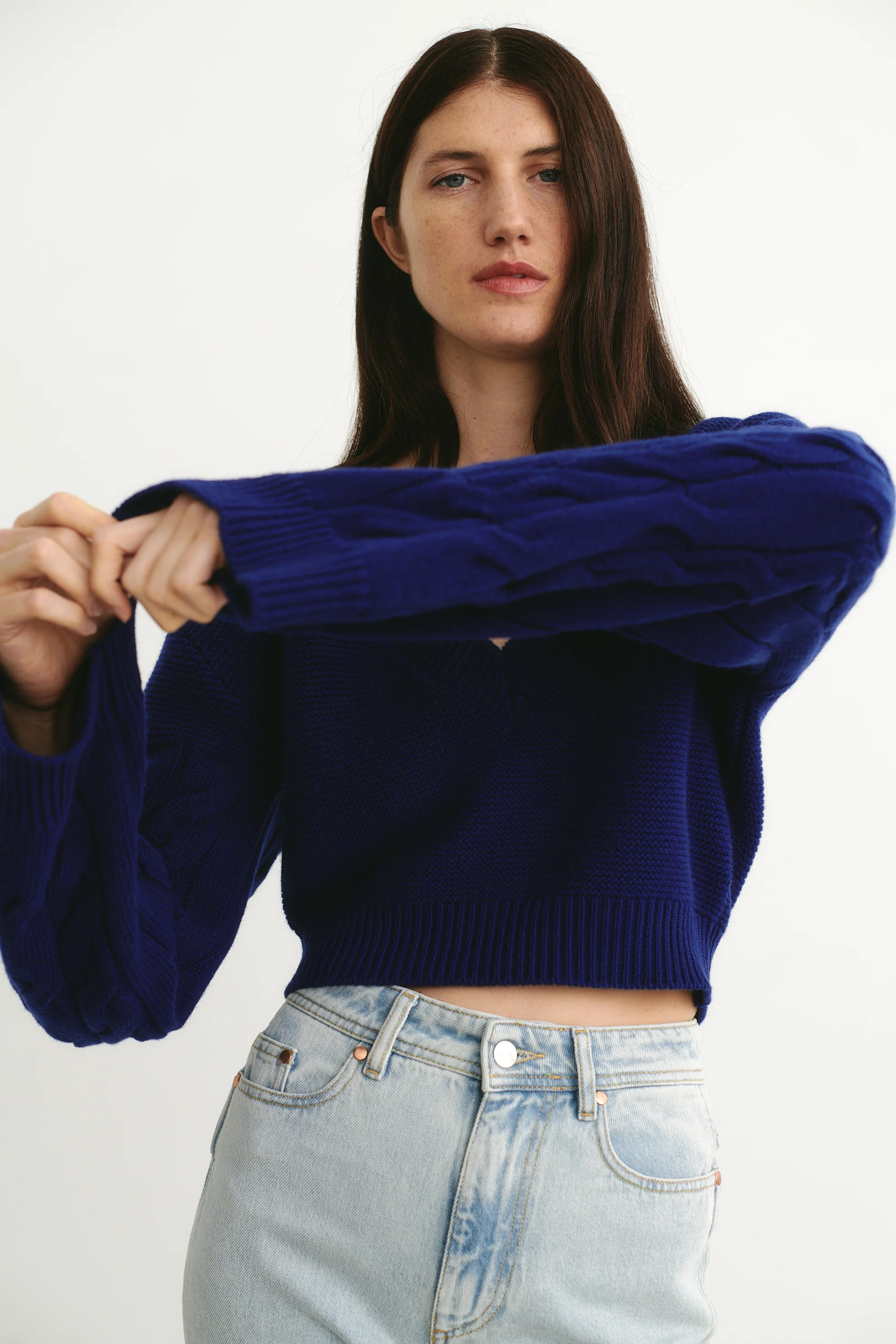 Delilah Sweater Blue - Image 3