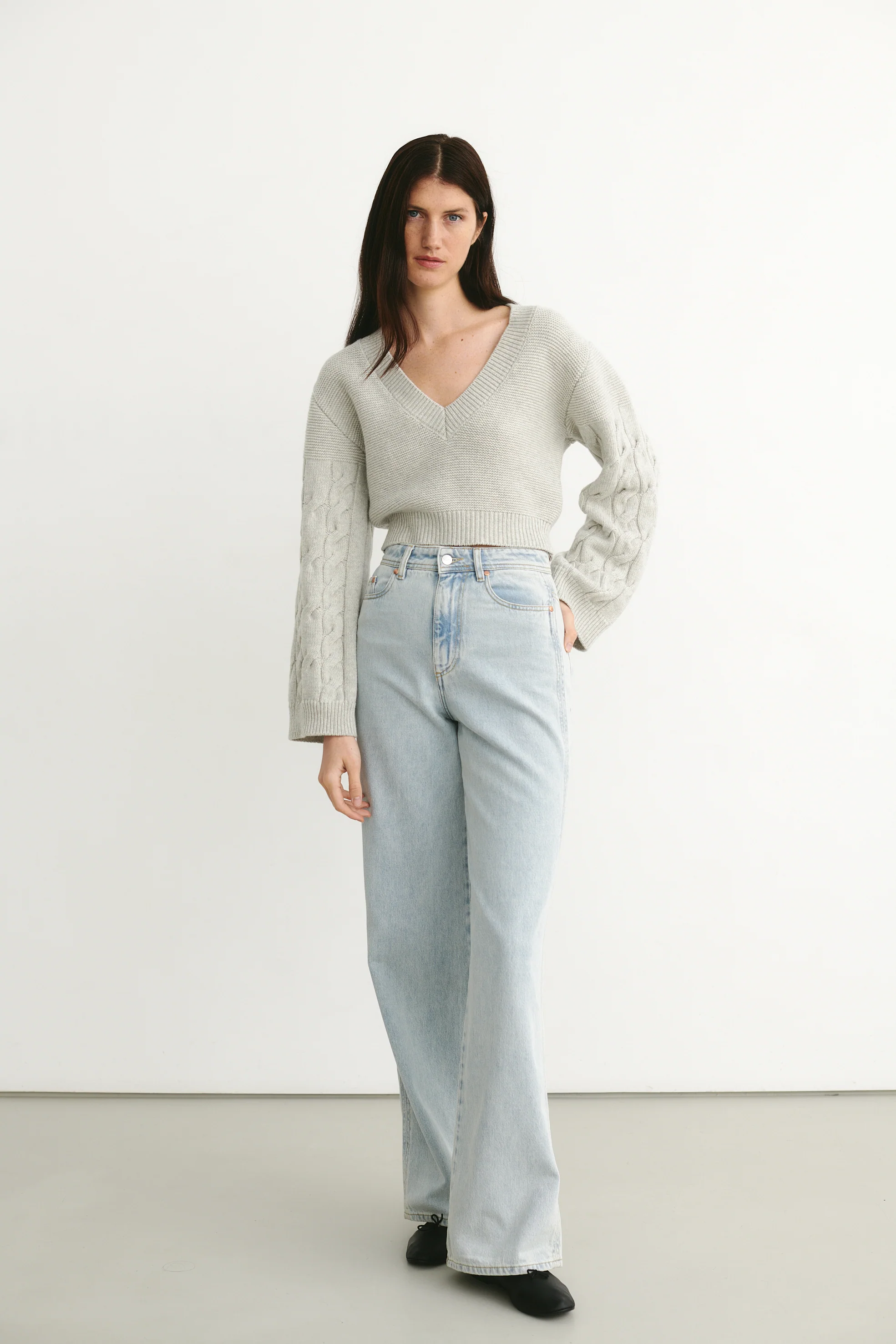 Delilah Sweater Grey - Image 2