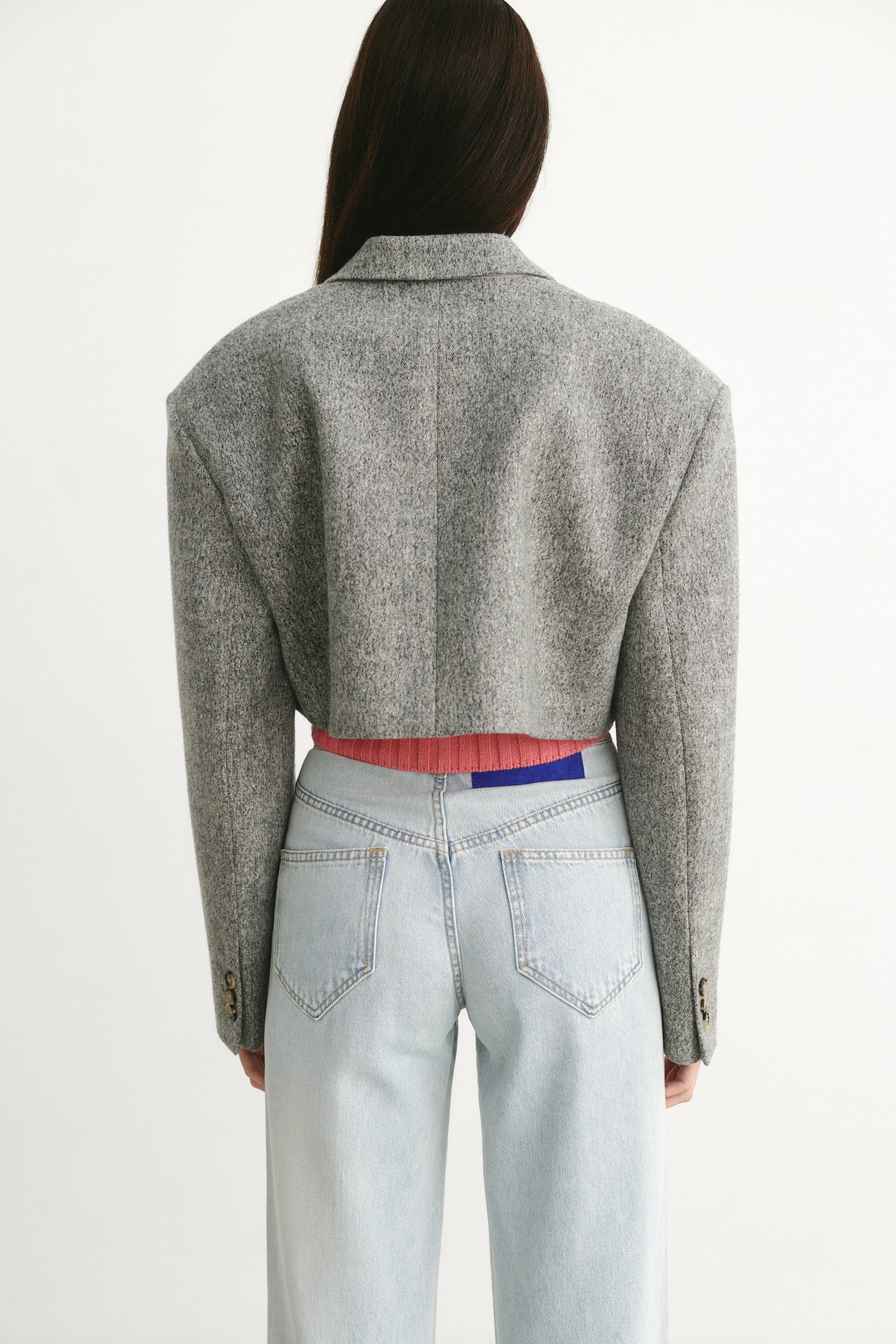 Elizabeth Blazer Grey - Image 3