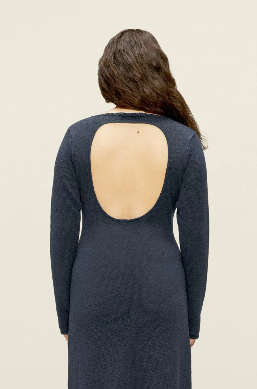 Elsa Dress Midnight Blue - Image 3