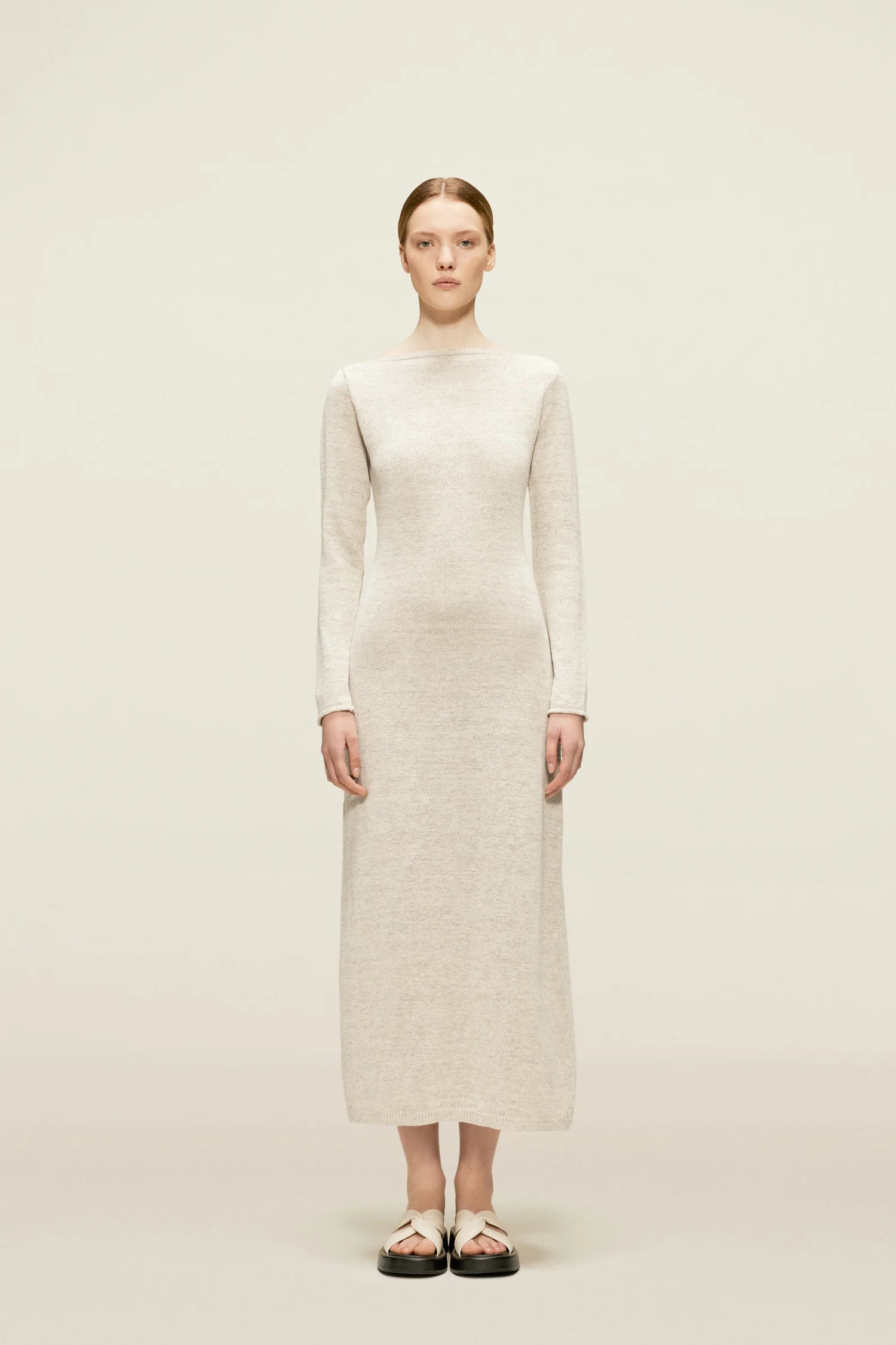 Elsa Dress Natural - Image 3
