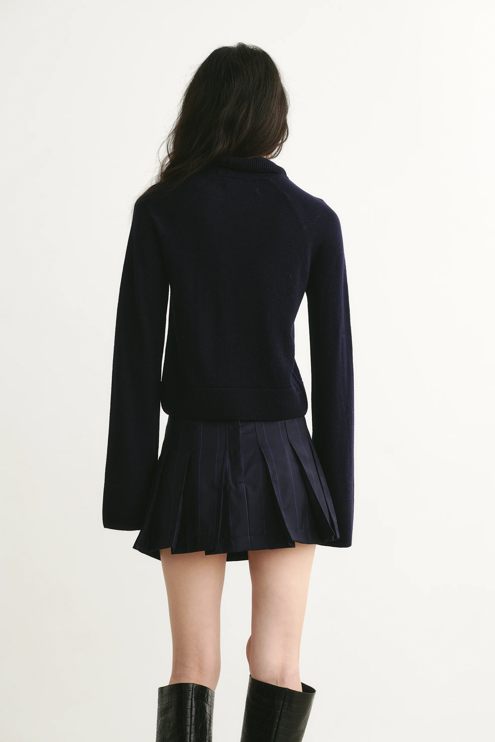 Harper Sweater Navy - Image 4