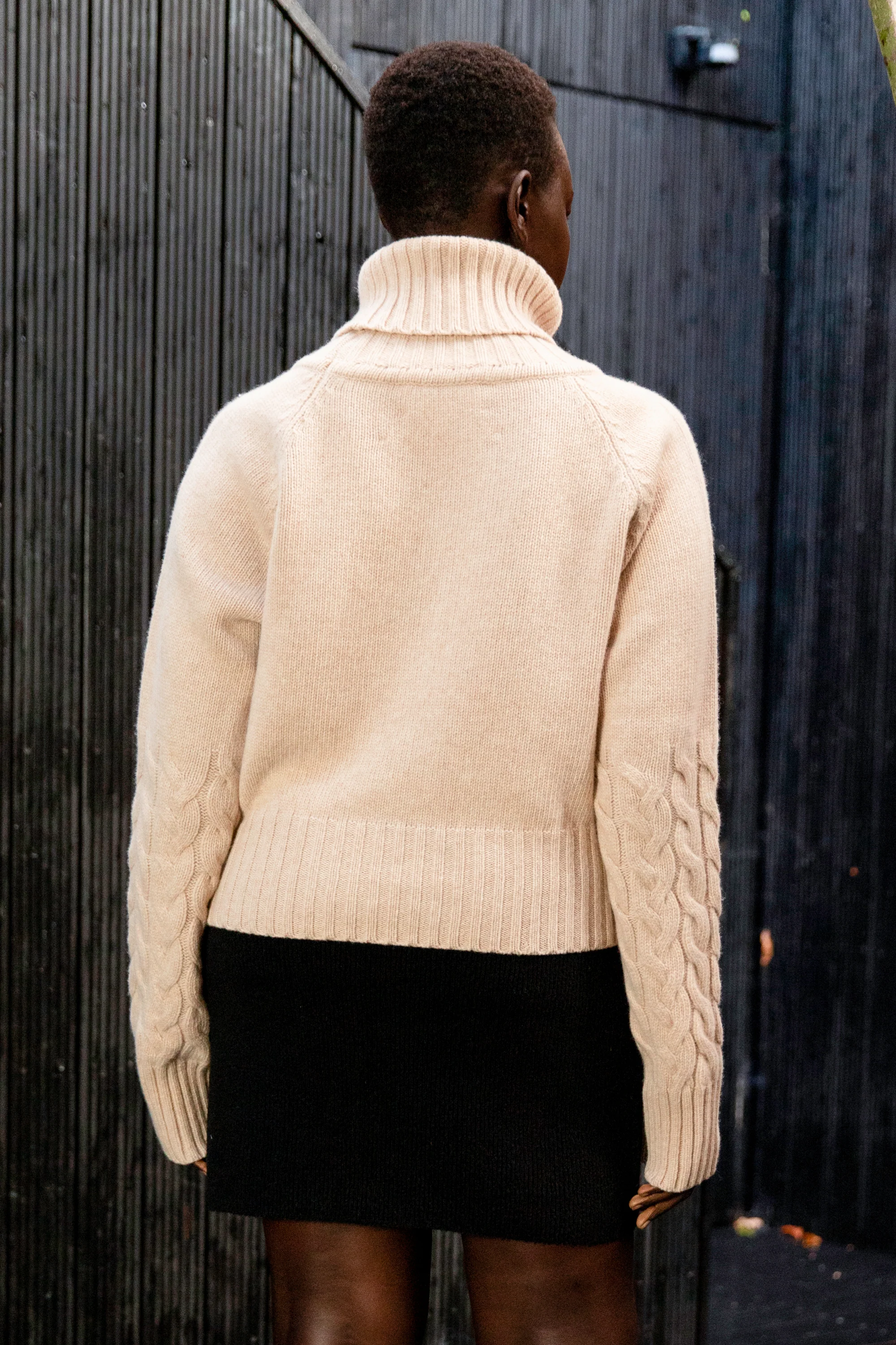 Knit Skirt Black - Image 3