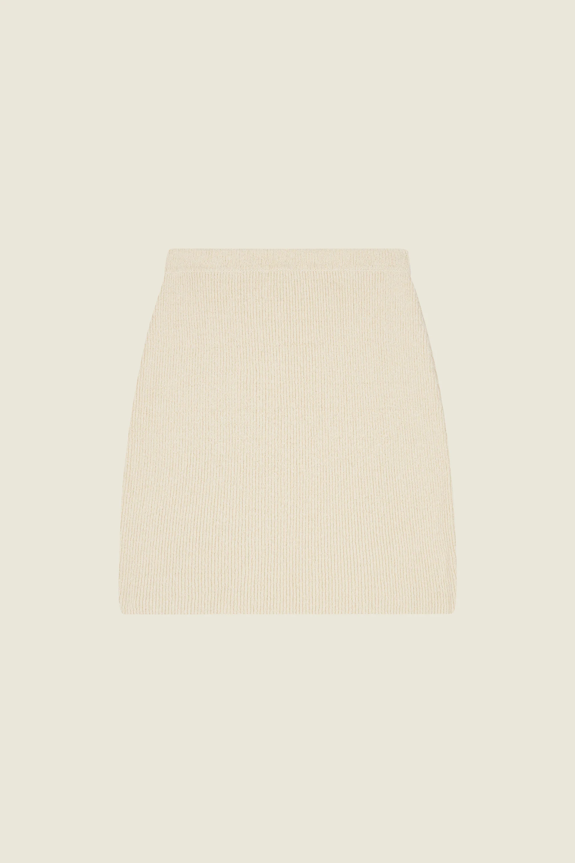 Knit Skirt Cream