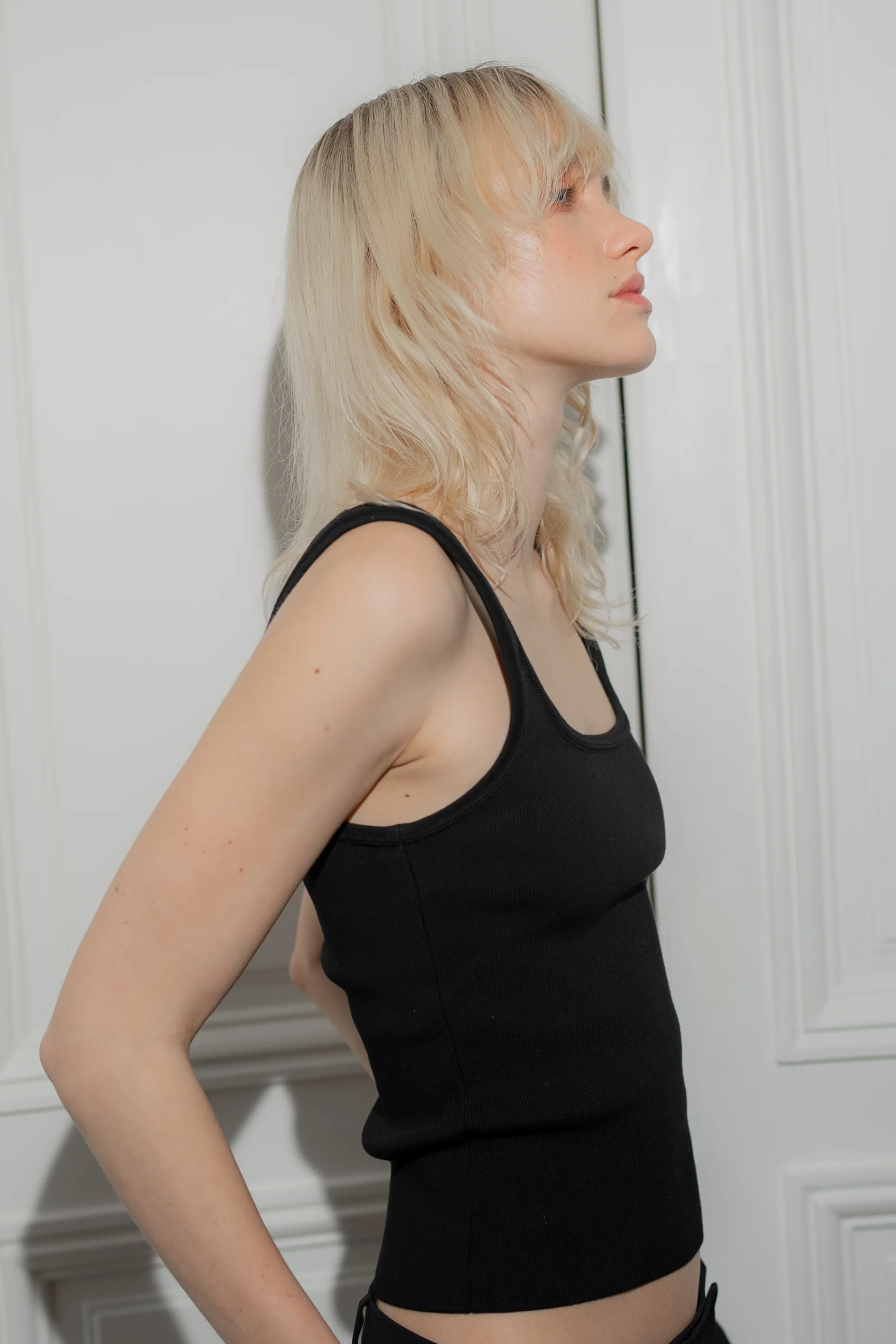 Kate Knit Tank Black - Image 3