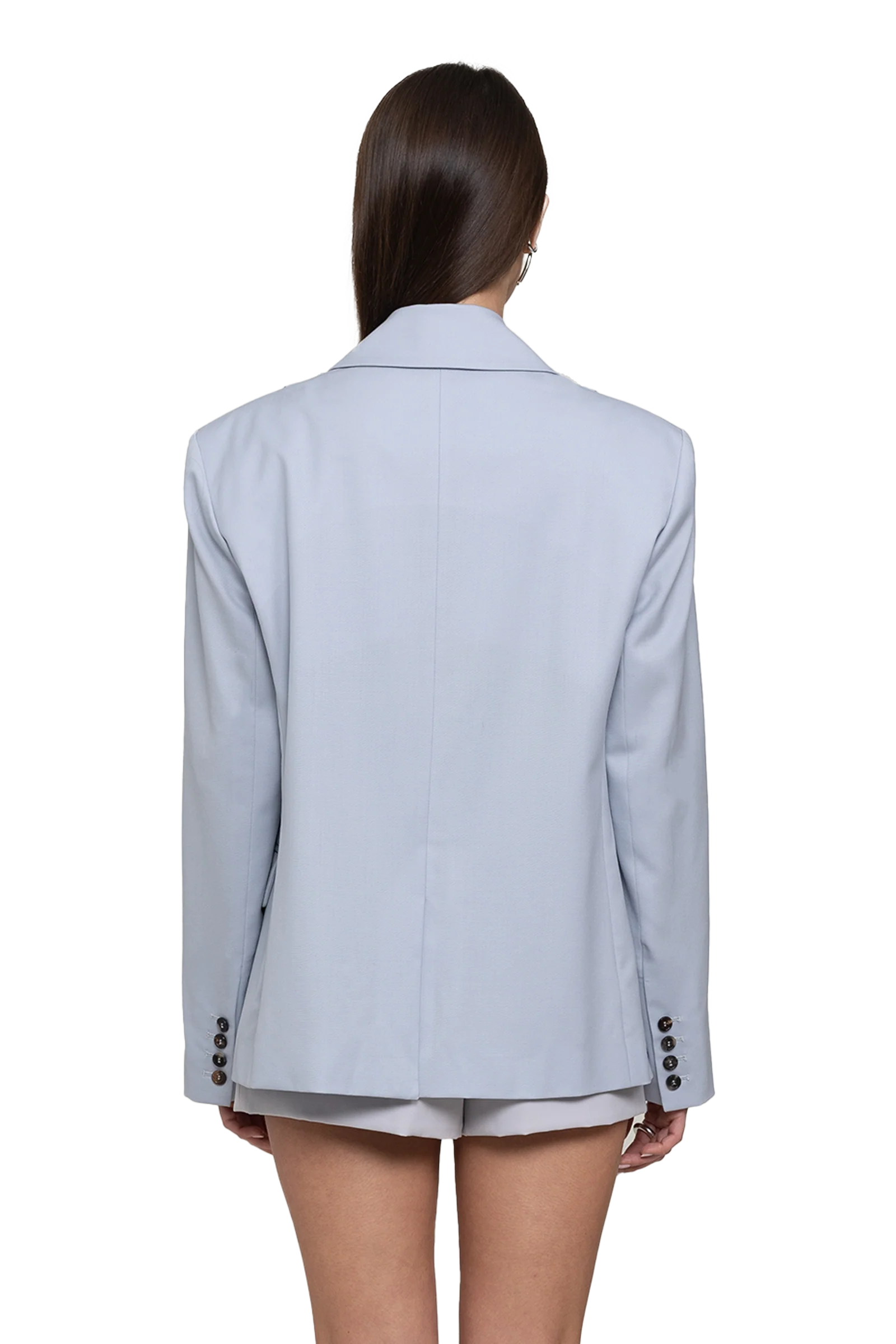 Organic Lightweight Blazer Light Blue - Image 4