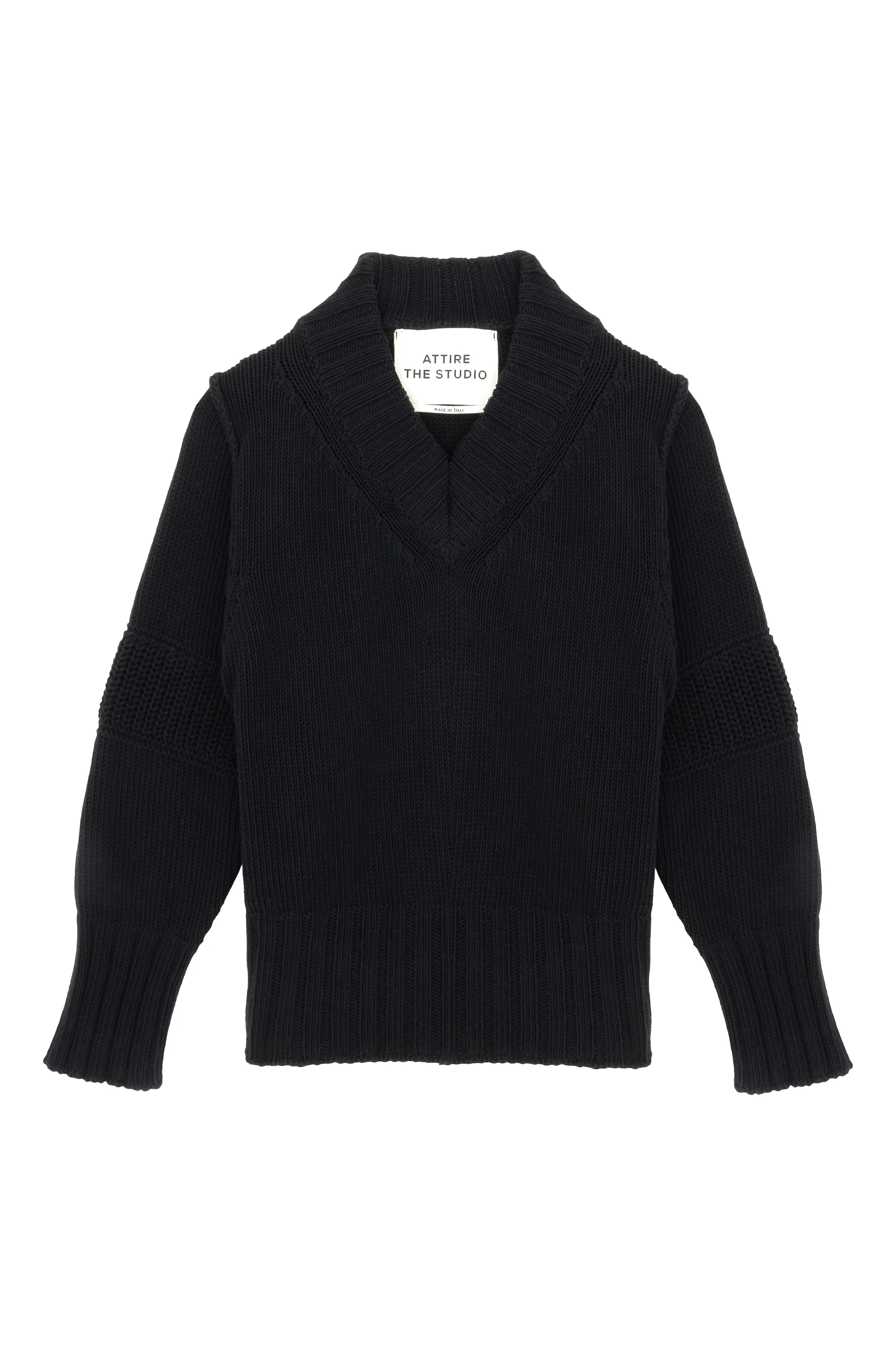 Oversized Boyfriend Sweater Black - Image 4