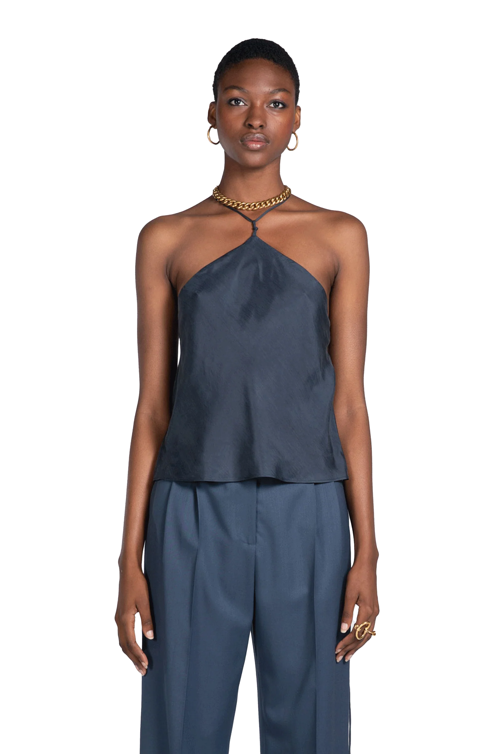 Reversible Cami Navy-White