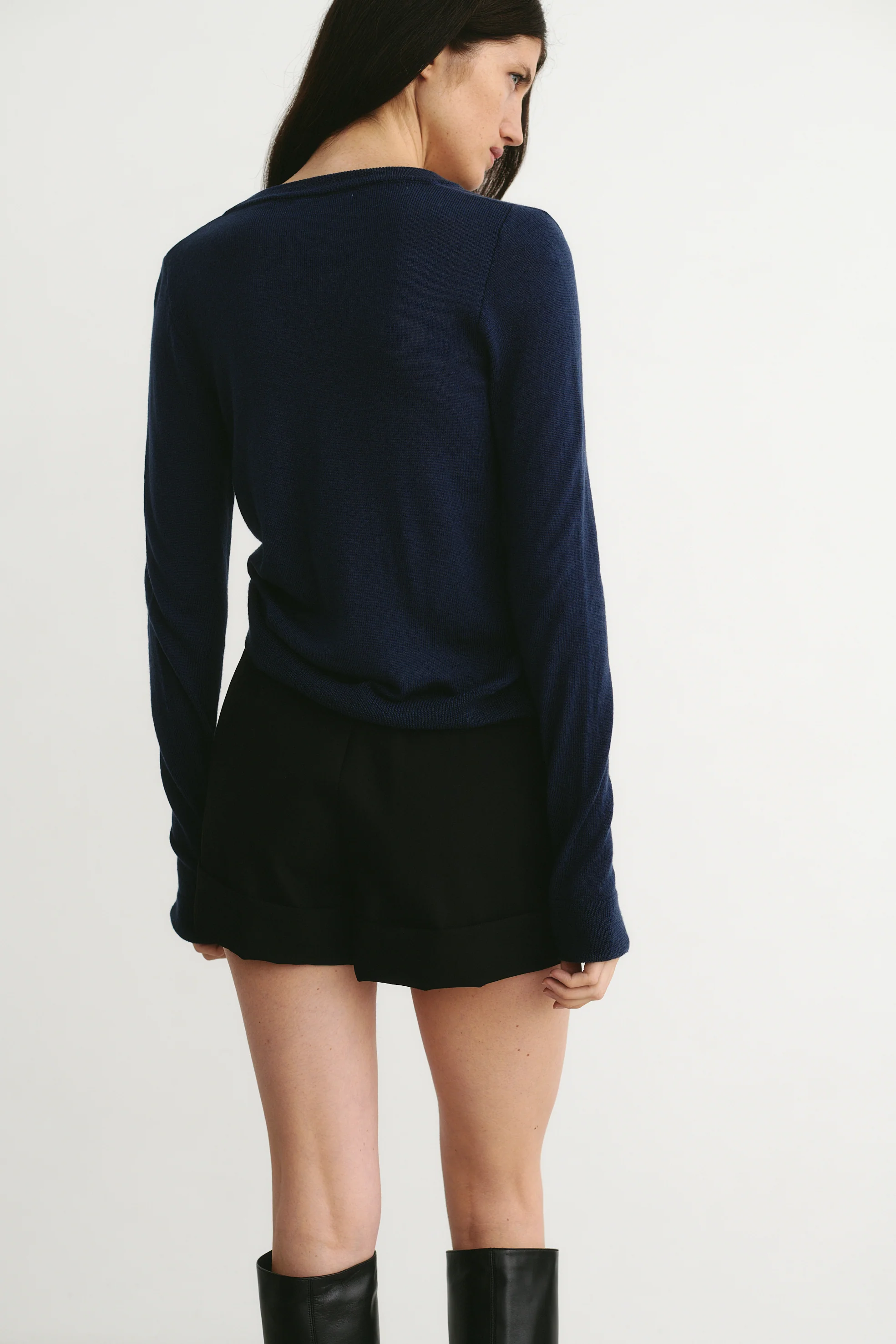 Sonia V-Neck Sweater Blue - Image 4