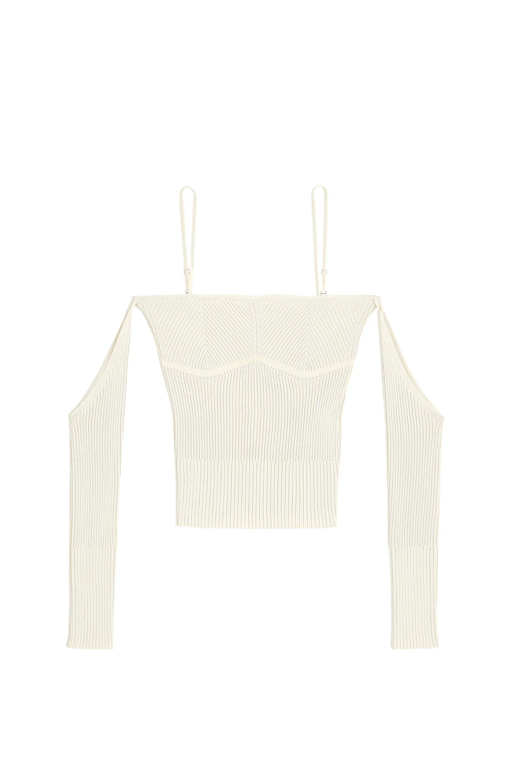 Versatile Knit Top Off-White - Image 5